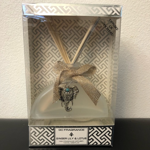 New GC fragrance high fragrance diffuser ginger lily & lotus 100ml - Picture 1 of 3